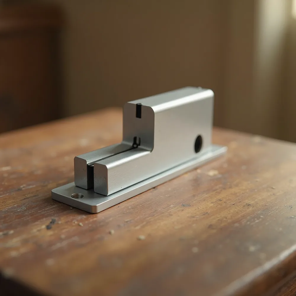 قفل کشویی دو‌طرفه آلومینیوم